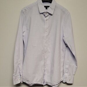 Men's Light Blue Button-Down Dress Shirt